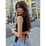 Y2K Sleeveless Tank Top, Casual Every Day Top For Summer & Spring, Women's Clothing