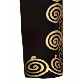 Men's Traditional Long Sleeve Casual African Lightweight Long Shirt, Cheongsam Collar Style