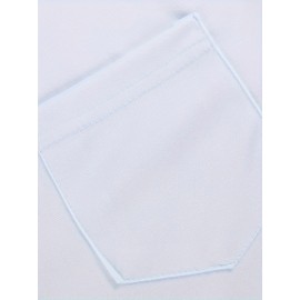 Breathable Regular Fit Golf Shirt, Men's Casual V-Neck T-Shirt Short Sleeve For Summer, Men's Clothing